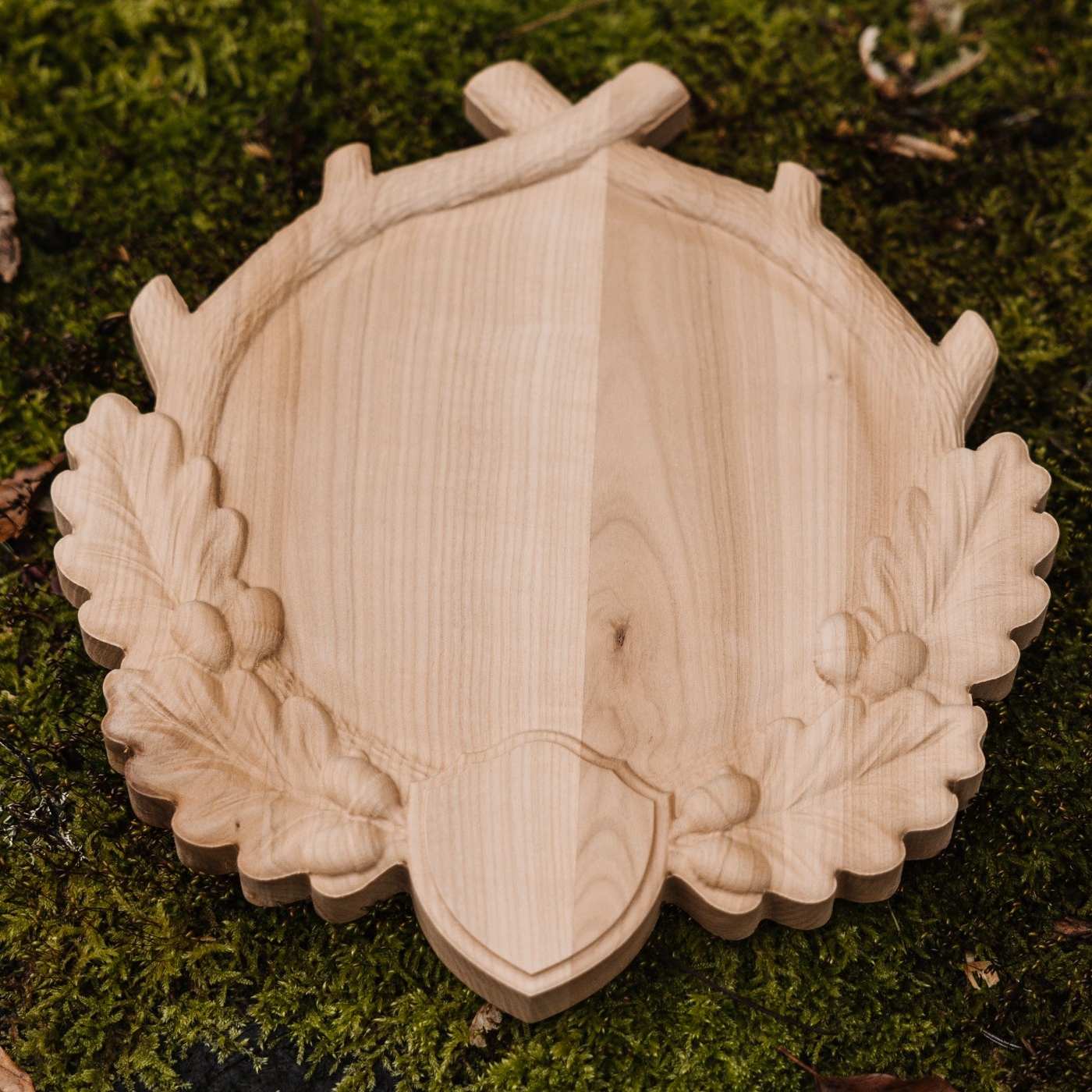 PODLOGA ZA LOVSKE TROFEJE -DIVJI PRAŠIČ 26,5 x 28 cm - slika 3