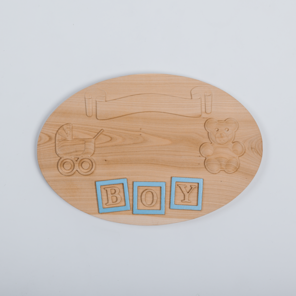 PLOŠČA OB ROJSTVU OTROKA 19 x 28 cm